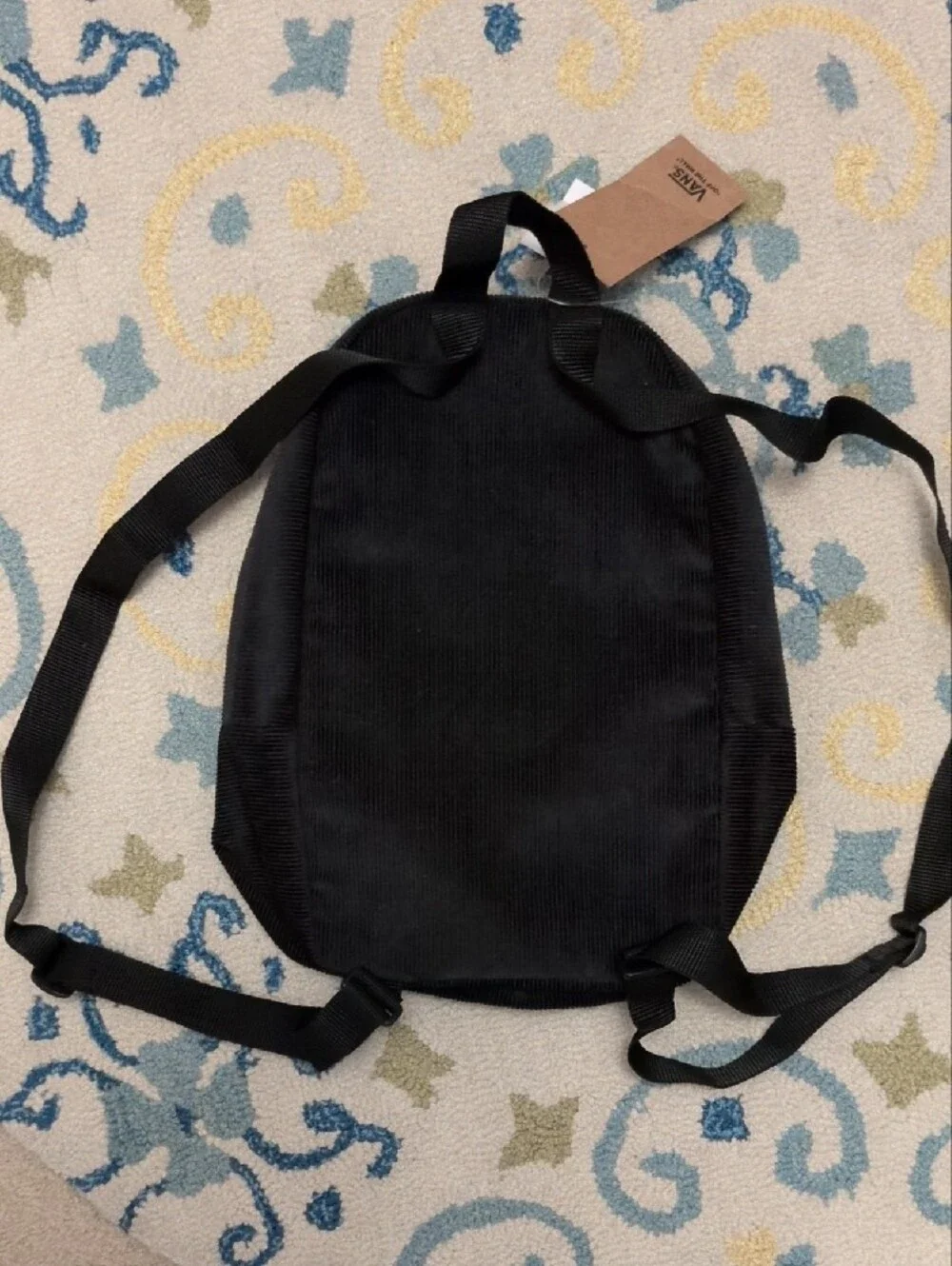 NWT Vans Old Skool Mini Backpack Black Corduroy